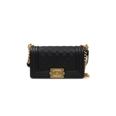 CHANEL MASTER CAVIAR QUILTED SMALL BOY FLAP A67085 (20*12*8cm)
